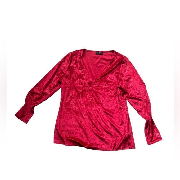 Velvet Fliral top - Picture 1 of 4